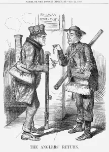 Conservative Politics UK Prints: The Anglers Return, 1859