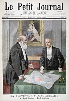 Anglo French Collection: The Anglo-French Convention, 1899. Artist: Oswaldo Tofani