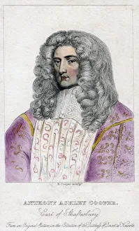 Anthony Ashley-Cooper, Earl of Shaftesbury'.Artist: R Cooper Anthony Ashley-Cooper, Earl of Shaftesbury'.Artist: R Cooper