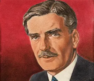 Second World War Politician Prints: Anthony Eden, c1944. Creators: William Timym, Central Office of Information