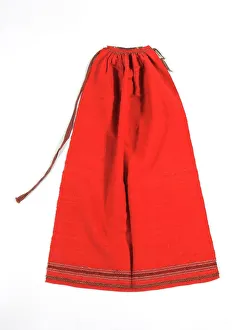 Traditional Costume Design Prints: Apron. Creator: Unknown