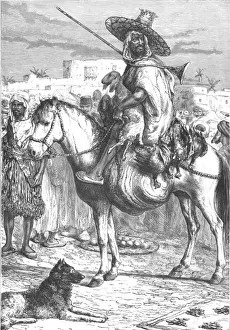 Arab Farmer in the Market at Tlemcen, Algeria, late 19th century Arab Farmer in the Market at Tlemcen, Algeria, late 19th century