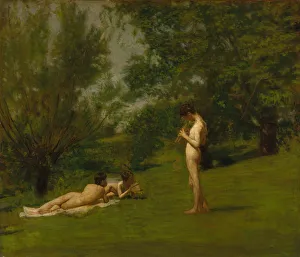 Prints of Arcadia, ca. 1883 Thomas Eakins Prints: Thomas Eakins' Arcadia Print, 1883