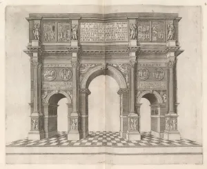 Roman Empire Monuments Prints: Arch of Constantine. Creator: Unknown
