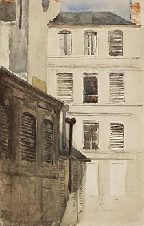 Architectural Study Print, c1840s