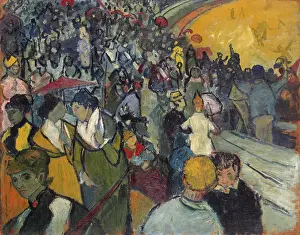 Theatres Prints: Vincent van Gogh's Arena in Arles Print, 1888