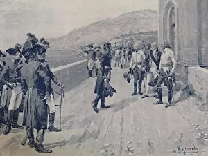 Andre Massena Collection: Arranging for Massenas Capitulation at Cornigliano, Near Genoa, 1896