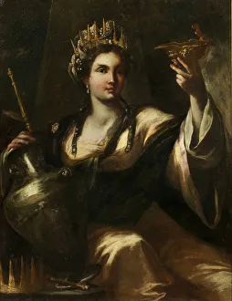 Prints of Artemisia. Private Collection Giovanni Antonio Burrini Prints: Artemisia by Heritage Images Print