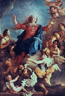 The Assumption of the Virgin, 17th/early 18th century. Artist: Charles de la Fosse The Assumption of the Virgin, 17th/early 18th century. Artist: Charles de la Fosse