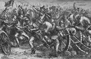British Battles Prints: Attack on Leith, c1560, (c1880)