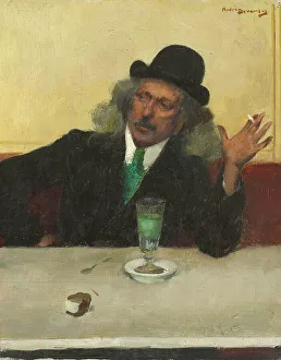 Absinthe at the Cafe: Marcel Legay, Print before 1915