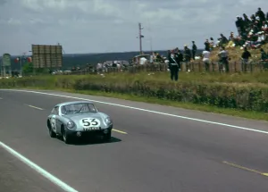 Austin - Healey Sprite, Baker - Bradley 1964, Le Mans 24 hour race. Creator: Unknown Austin - Healey Sprite, Baker - Bradley 1964, Le Mans 24 hour race. Creator: Unknown