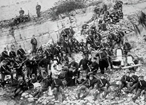 American Armed Forces History Prints: Austrian Army Camp, between c1910 and c1915. Creator: Bain News Service