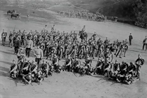 Framed Print : Austrian Chasseurs Print, c1910-1915