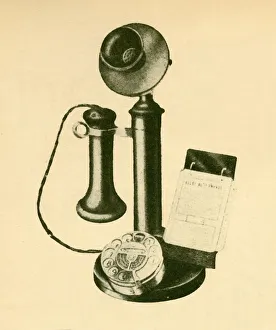 Print of an Automatic Telephone Receiver, c1930