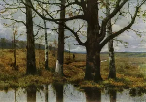 Russian Realism Art Prints: Autumn Landscape, c1908, (1965). Creator: Konstantin Yakovlevich Kryzhitsky
