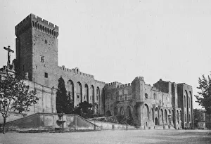 Black And White Photography 1920s Prints: Avignon - Popes Palace, c1925