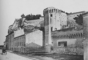 Avignon France Prints: Avignon. - The Rocks and Doms and the Ramparts, c1925