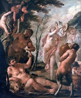 Bacchanale, c1600-1638. Artist: Jacques Blanchard Bacchanale, c1600-1638. Artist: Jacques Blanchard