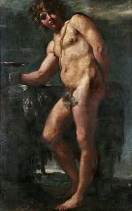 Museo Di Capodimonte Collection Prints: Bacchus, ca 1590. Creator: Carracci, Annibale (1560-1609)