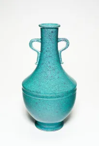 Qing Dynasty Baluster-Shaped Vase Print, Qianlong Reign