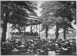 Heritage Images Print of A band in Hyde Park, London, c1901