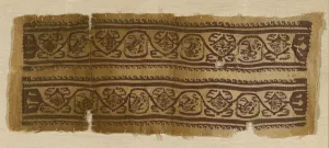 Ancient Egyptian Textiles Prints: Bands (From Tunic Cuff), Egypt, Roman period (30 B. C. - 641 A. D. ), 4th / 6th century