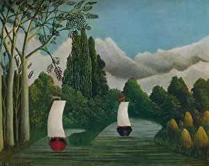 Banks of the Oise, 1905. Artist: Henri Rousseau Banks of the Oise, 1905. Artist: Henri Rousseau