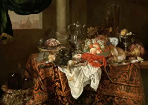 Porcelain Collection: Banquet Still Life. Creator: Beijeren, Abraham Hendricksz, van (1620 / 21-1690)