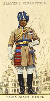 Baria State Forces Print, 1936