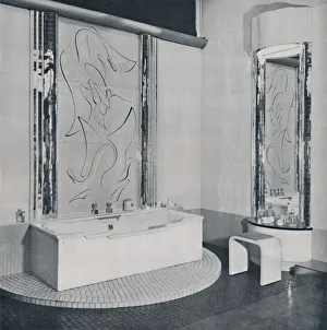 The Bath Room, 1940 - Decorative Glass Interior Print