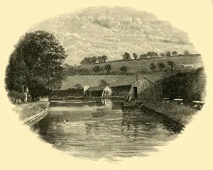 British Geography Images Prints: The Bathing-Place, 1898. Creator: Unknown