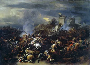Battle between Alexander and Porus, 326 BC, (mid to late 17th century) Battle between Alexander and Porus, 326 BC, (mid to late 17th century)