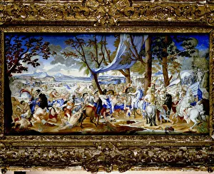 The Battle of Arbela, 331 BC, (17th century). Artist: Charles le Brun The Battle of Arbela, 331 BC, (17th century). Artist: Charles le Brun