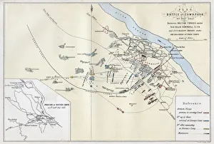 Battle of Cawnpore, India, 6th December 1857, a battle of Indian rebellion of 1857, 1893.Artist: Guyoy & Wood Battle of Cawnpore, India, 6th December 1857, a battle of Indian rebellion of 1857, 1893.Artist: Guyoy & Wood