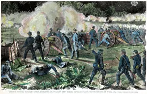 Battle of Cold Harbor, Virginia, American Civil War, 3 June 1864. Artist: Unknown Battle of Cold Harbor, Virginia, American Civil War, 3 June 1864. Artist: Unknown