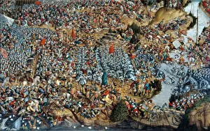 Prints of The Battle of Orsha, 1514 (between 1524 und 1530) Belarus Prints: Print of The Battle of Orsha, circa 1524-1530