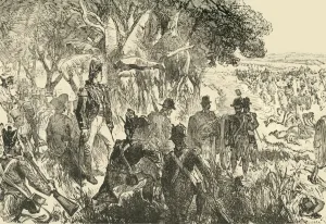 The Battle of Plassey, (1757), 1890. Creator: Unknown The Battle of Plassey, (1757), 1890. Creator: Unknown