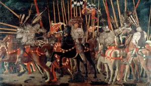 The Battle of San Romano, 1432 (c1435-1440). Artist: Paolo Uccello The Battle of San Romano, 1432 (c1435-1440). Artist: Paolo Uccello