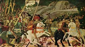 The Battle of San Romano, c1438, (1909). Artist: Paolo Uccello The Battle of San Romano, c1438, (1909). Artist: Paolo Uccello