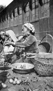 A bazaar in Darjeeling, West Bengal, India, c1910 A bazaar in Darjeeling, West Bengal, India, c1910