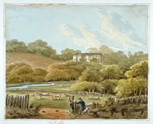 Beckenham Place and grounds, Beckenham, Kent, c1790. Artist: Anon Beckenham Place and grounds, Beckenham, Kent, c1790. Artist: Anon