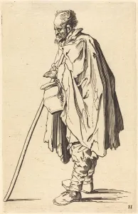 Beggar with Pot Print, 18th Century