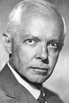 Prints of Bela Bartok (1881-1945), Hungarian composer and pianist. He was also a collector of East European folk music Hungary Prints: Bela Bartok Print