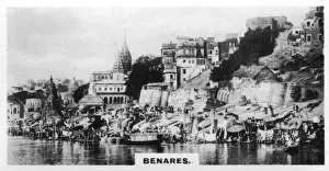 British Raj Images Prints: Benares, India, c1925