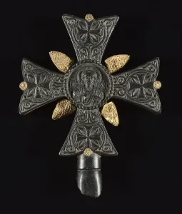 Benediction Cross, 1200s-1400s. Creator: Unknown Benediction Cross, 1200s-1400s. Creator: Unknown