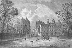Victorian Era City Life Prints: Berkeley Square, 1890