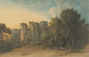 Devon England Landmarks Prints: Berry Pomeroy Castle in the County of Devon, (?) 1775-1805. Creator: Francis Towne
