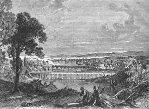 Northumberland England History Prints: Berwick, c1880