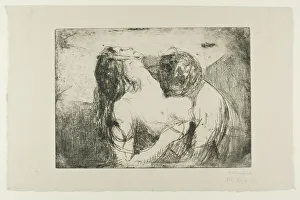 Prints of The Bite, 1914 Edvard Munch Prints: Edvard Munch's The Bite, 1914 Print